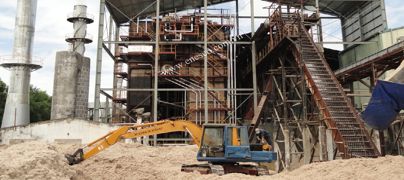 Cụm sinh hơi sau khi thử áp tại xưởng